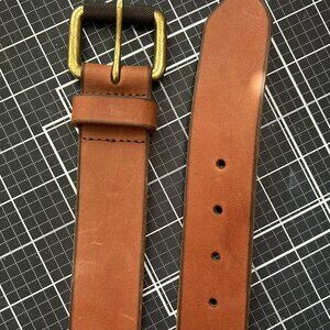 Belt For Men Leather Dress Casual Brown Winchester Tooled Size 36 NWOT
